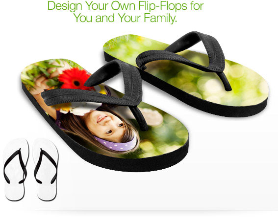 design your own flip flops